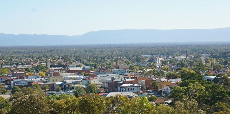 The view from Big Hill, Stawell